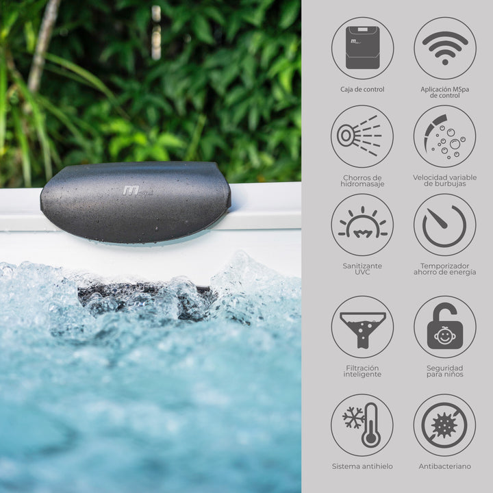 Hot Tub Oslo Amber 6 Frame Wifi con Jets de Agua