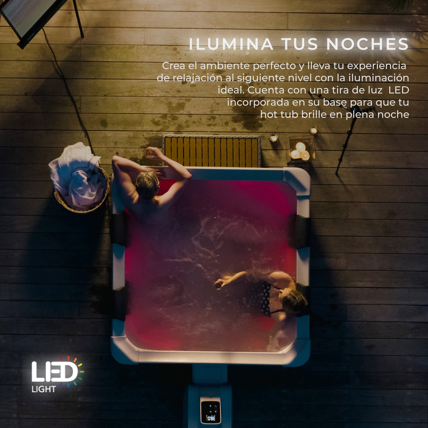 Hot Tub Oslo Amber 6 Frame Wifi con Jets de Agua