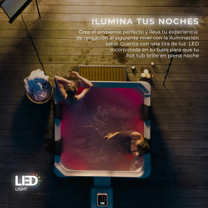 Hot Tub Oslo Amber 6 Frame Wifi con Jets de Agua