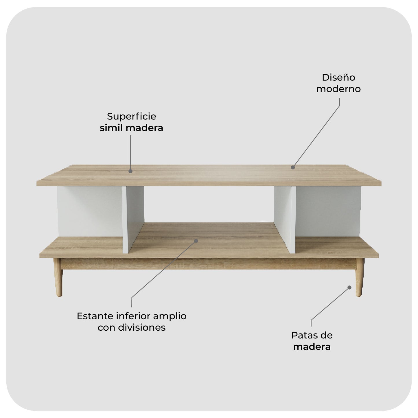 Mesa de Centro Bari