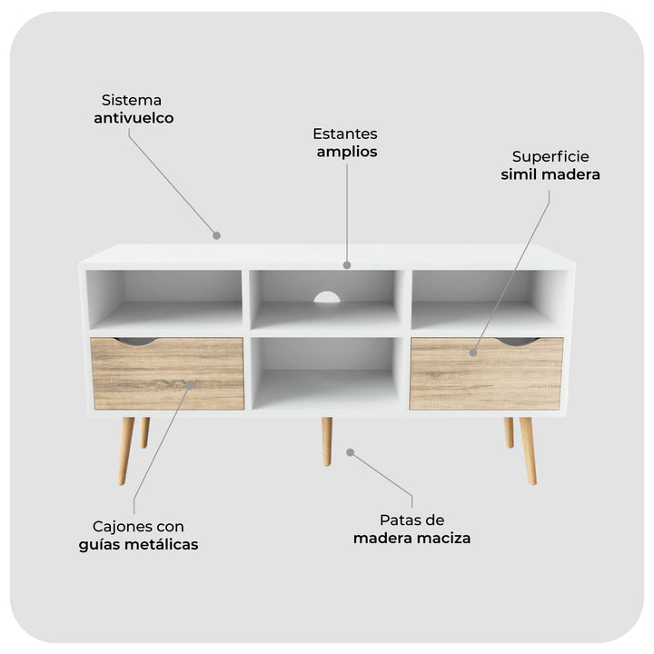 Rack de TV Bolonia
