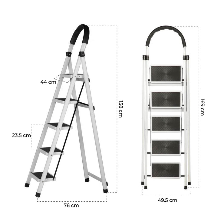 Escalera Plegable 5 Peldaños