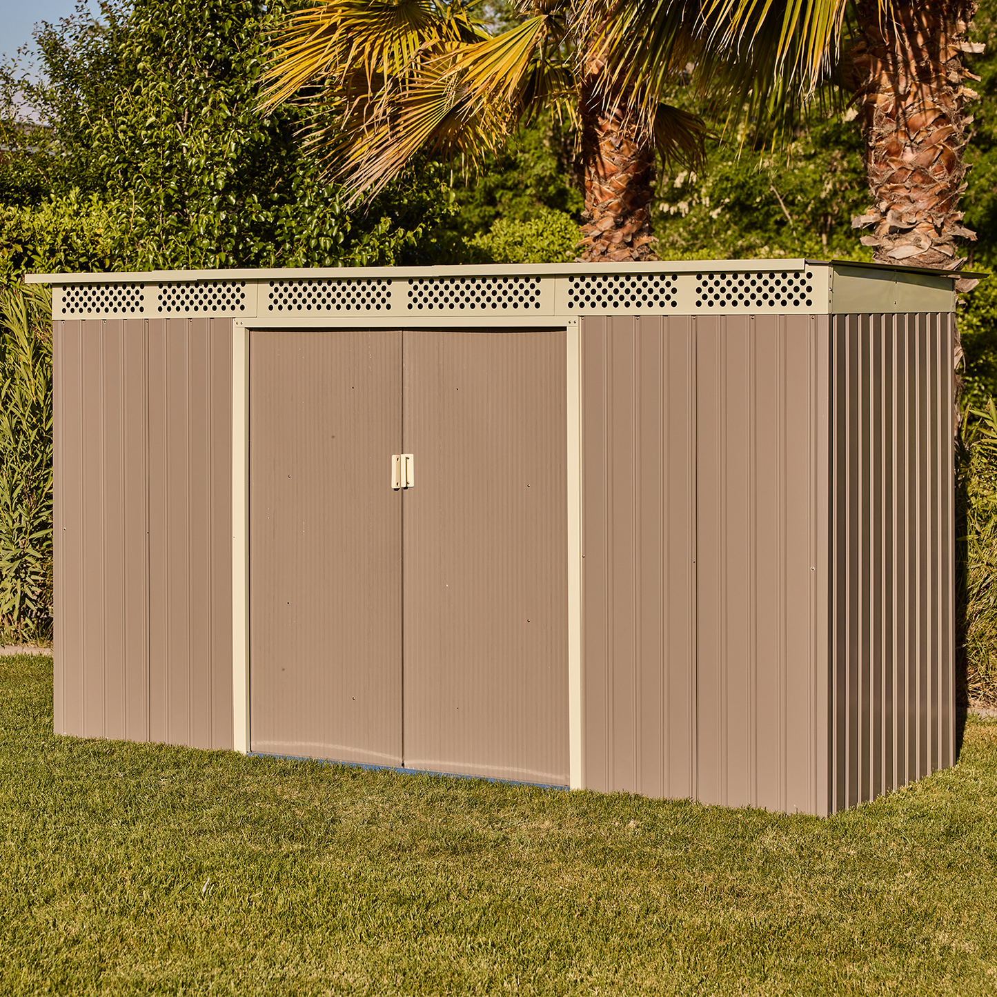 Bodega de Jardín Halten BellaC Acero 3.86mt2 343×142×184cm