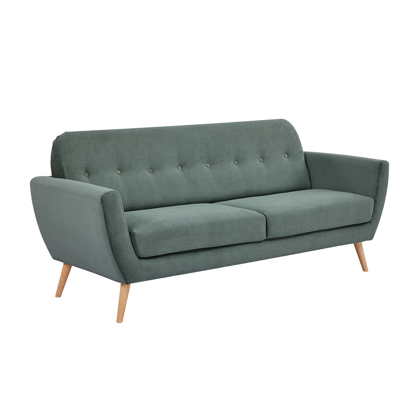 Sofá 3 Cuerpos Bracciano Verde