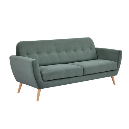 Sofá 3 Cuerpos Bracciano Verde