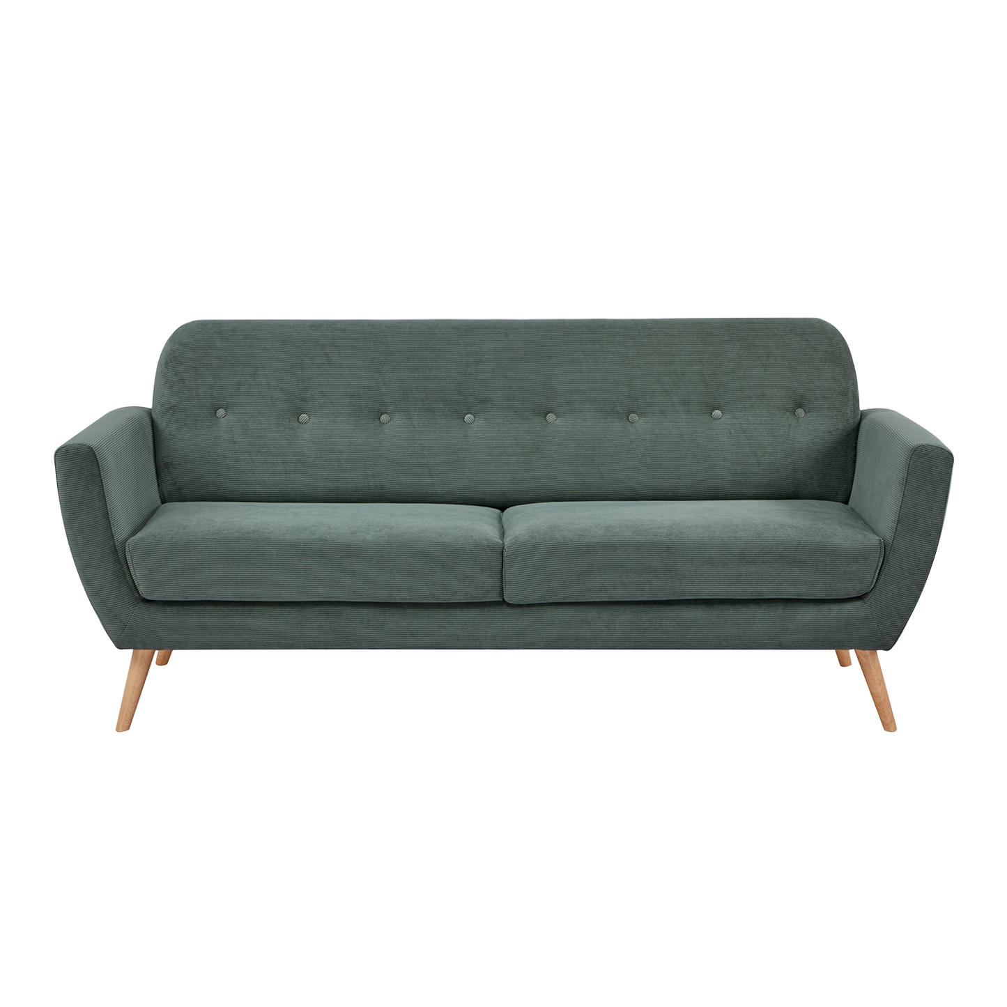 Sofá 3 Cuerpos Bracciano Verde