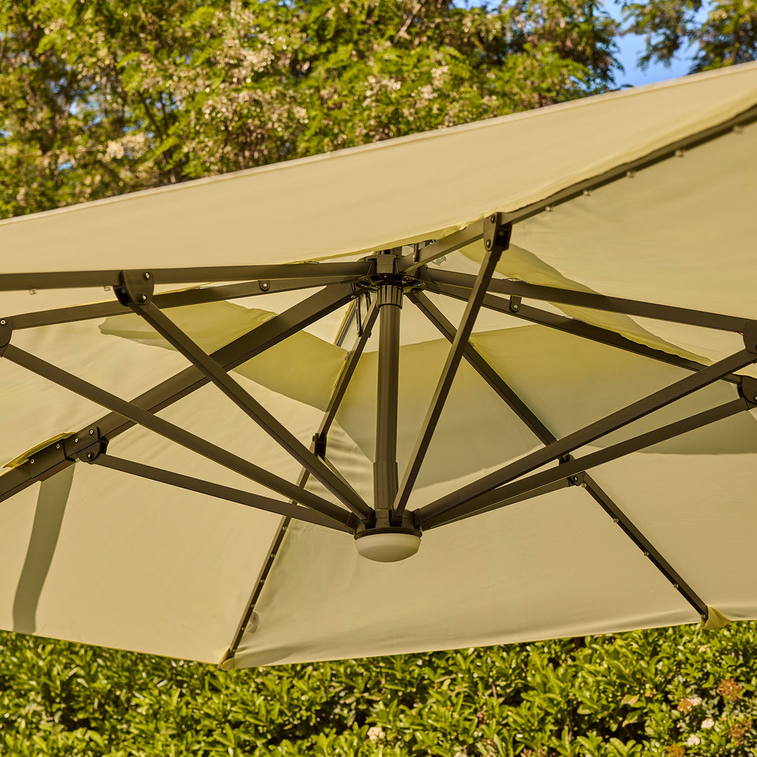 Quitasol Reforzado con Luces Bright Night