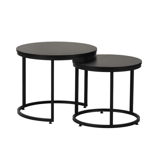 Set de Mesas de Centro Core Negras