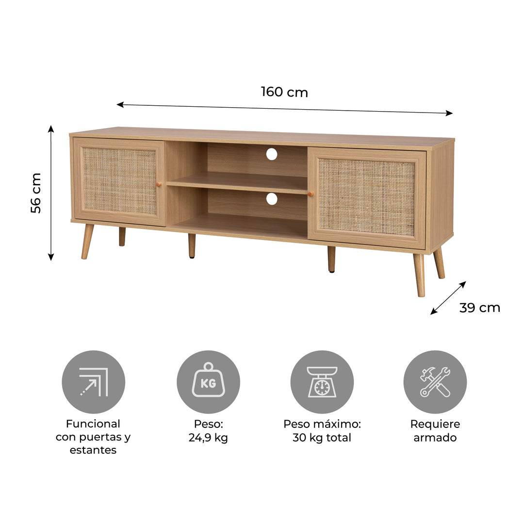 Rack de Tv Bombai 160 cm
