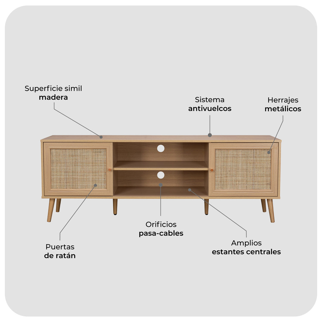Rack de Tv Bombai 160 cm