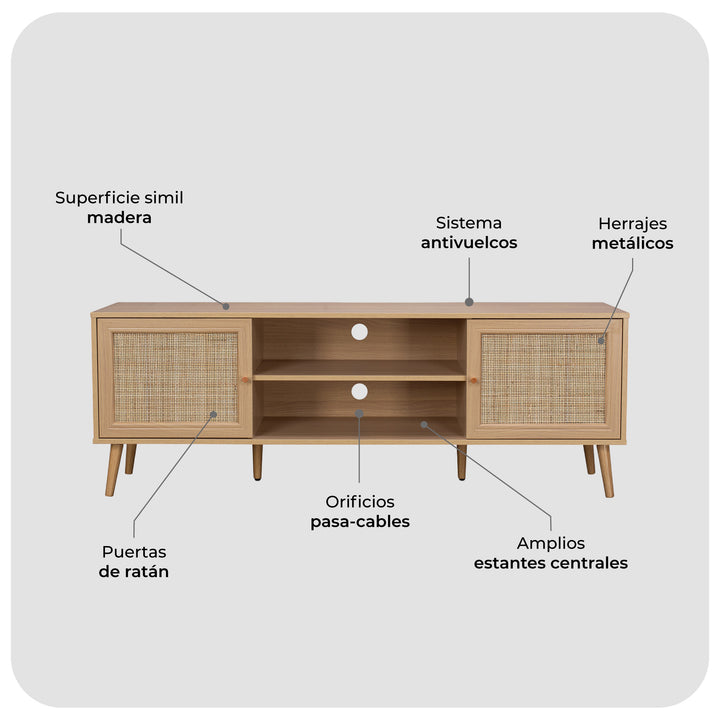 Rack de Tv Bombai 160 cm