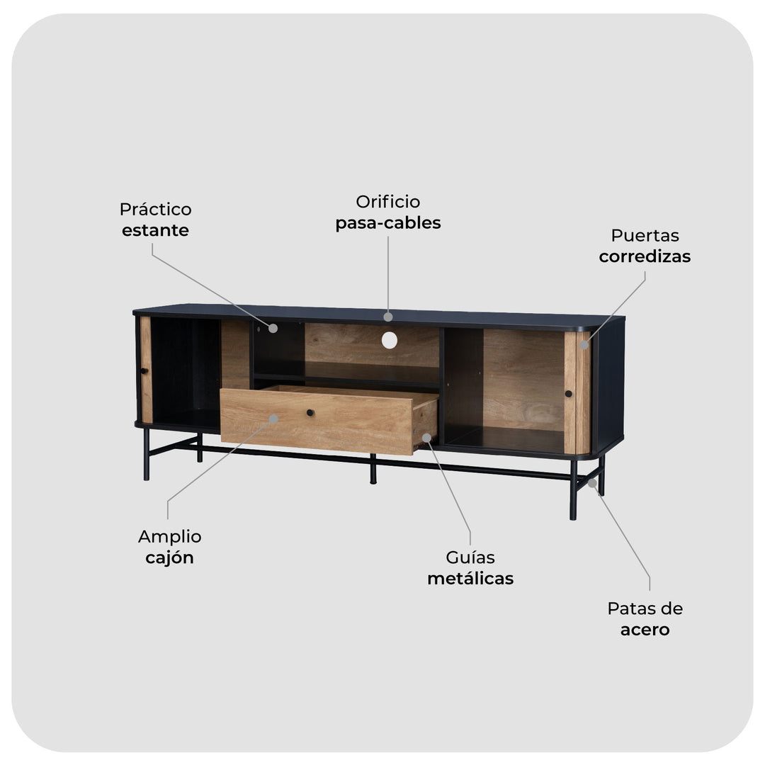 Rack de TV  Charcoal