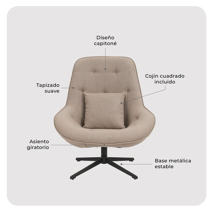 Sitial Giratorio Cherry