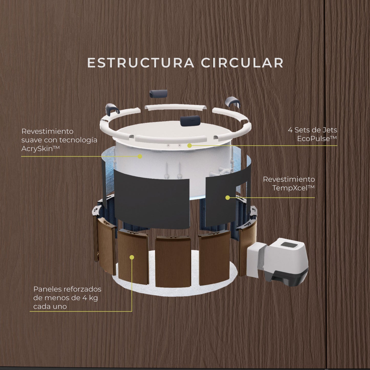 Hot Tub Rova 6 Frame Wifi