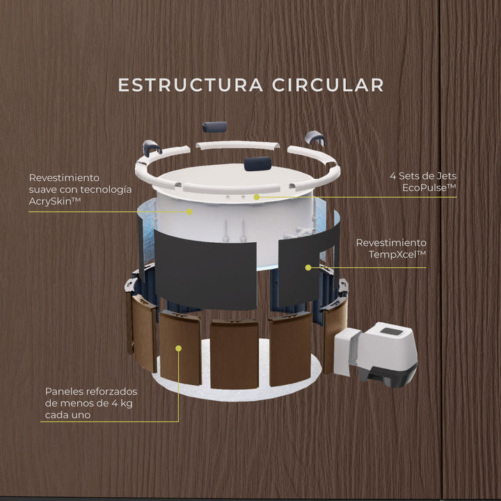 Hot Tub Rova 6 Frame Wifi