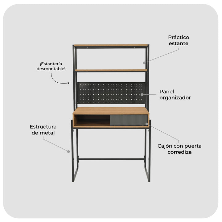 Escritorio Industrial Desk-26