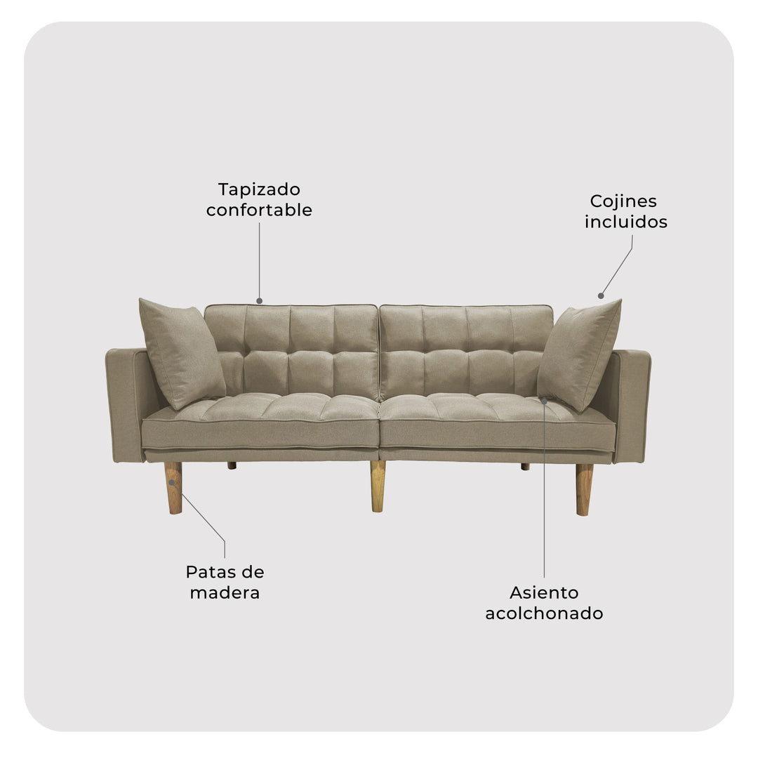 Sofá Cama 2 Cuerpos Fiano