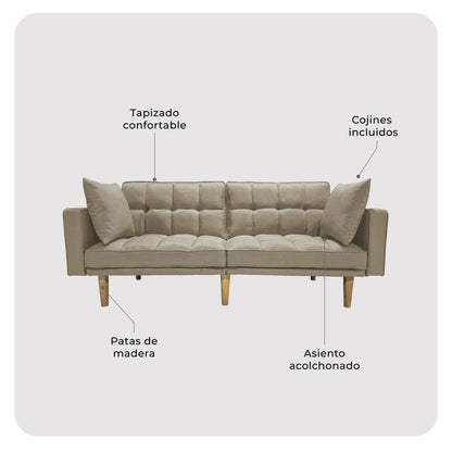 Sofá Cama 2 Cuerpos Fiano