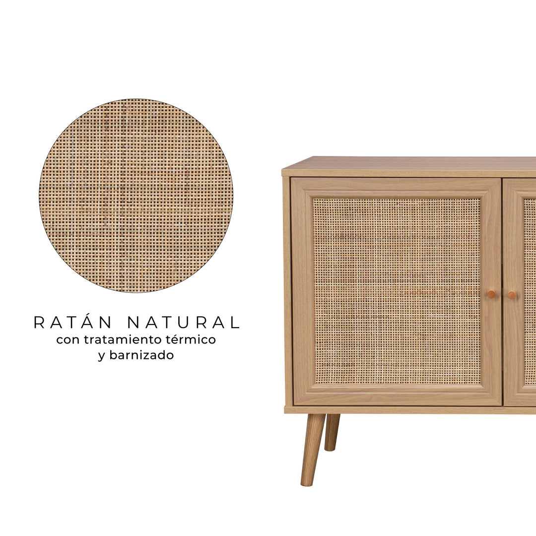 Buffet de Ratán Maui 140 cm