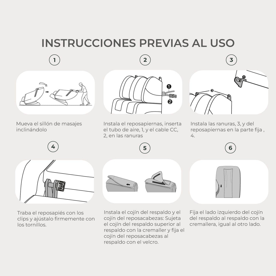 Sillón Masajes R3000 2da Generación