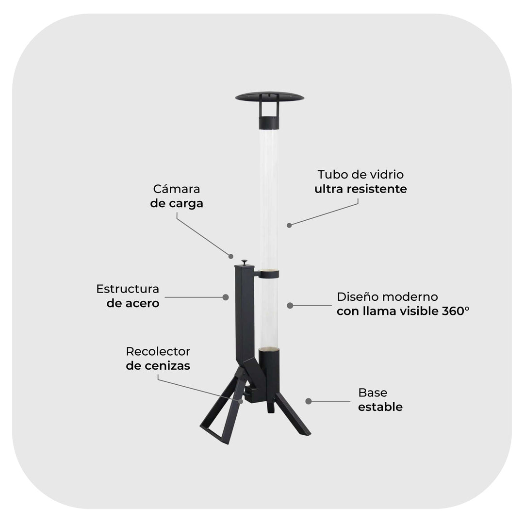 Estufa a Pellet Exterior Ember