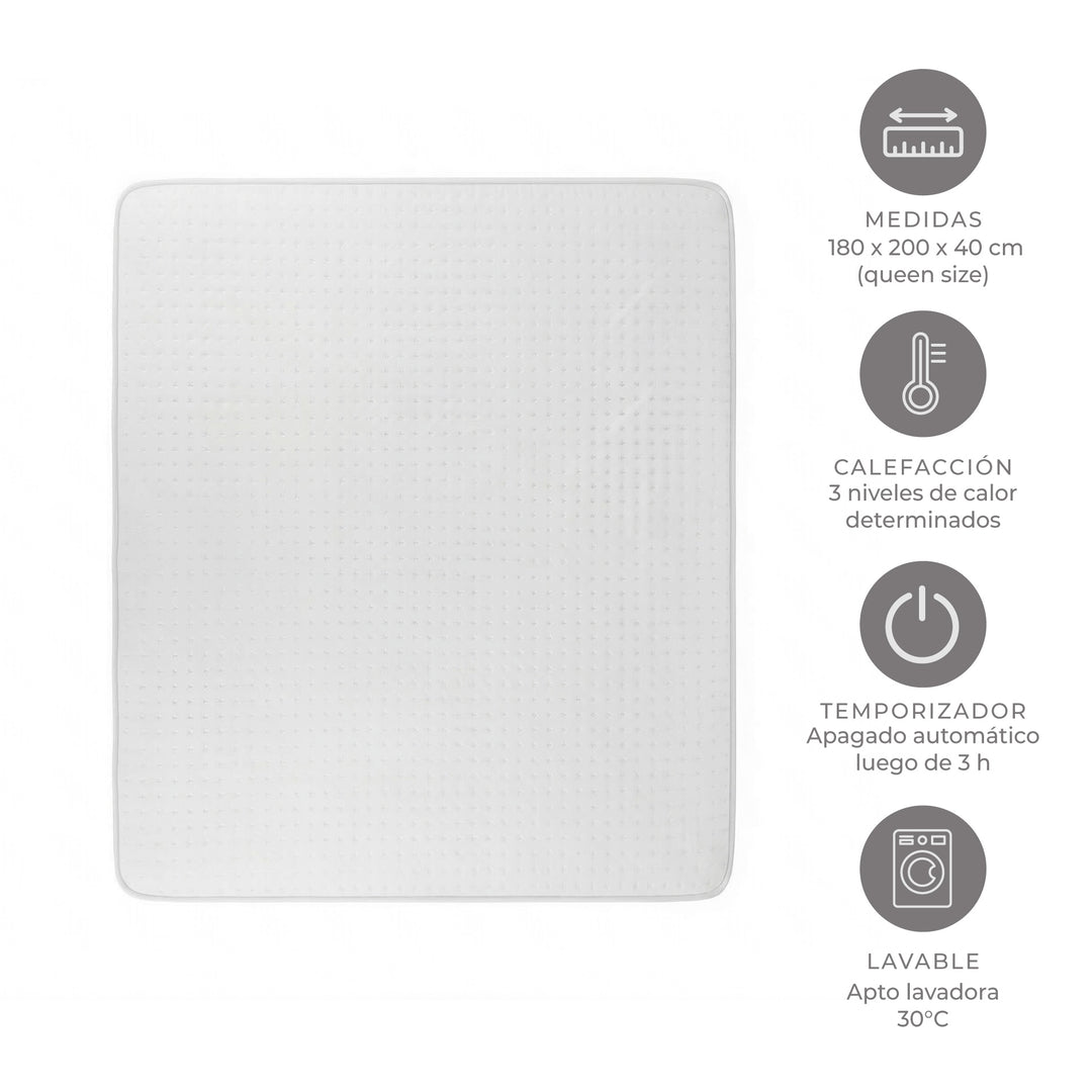 Calienta Camas Eléctrico King 2 Zonas