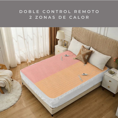 Calienta Camas Eléctrico Queen 2 Zonas