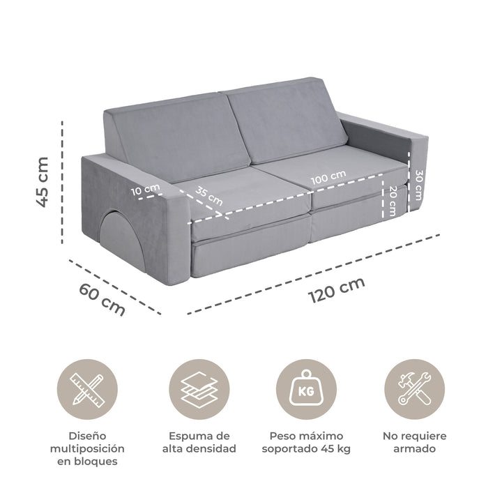 Sofá Modular Infantil Alva