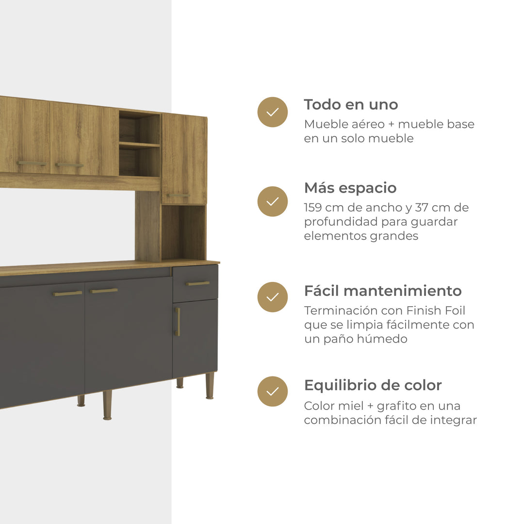 Mueble de Cocina Canela