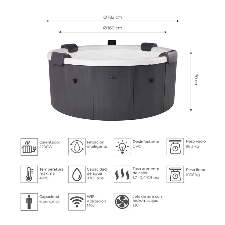 Hot Tub Denver 6 Frame Wifi