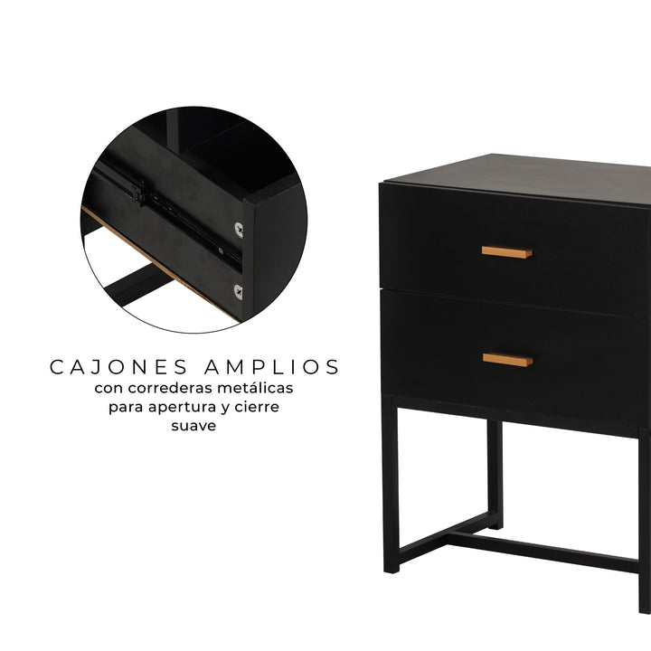 Velador Block Negro