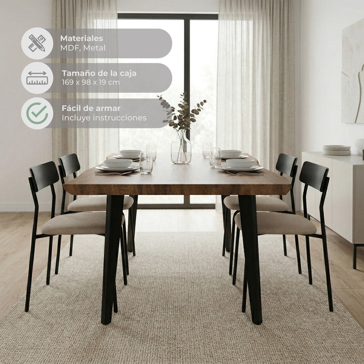 Mesa de Comedor Extensible Trowa