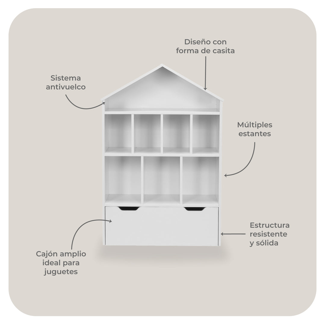Librero Organizador Para Niños Saga