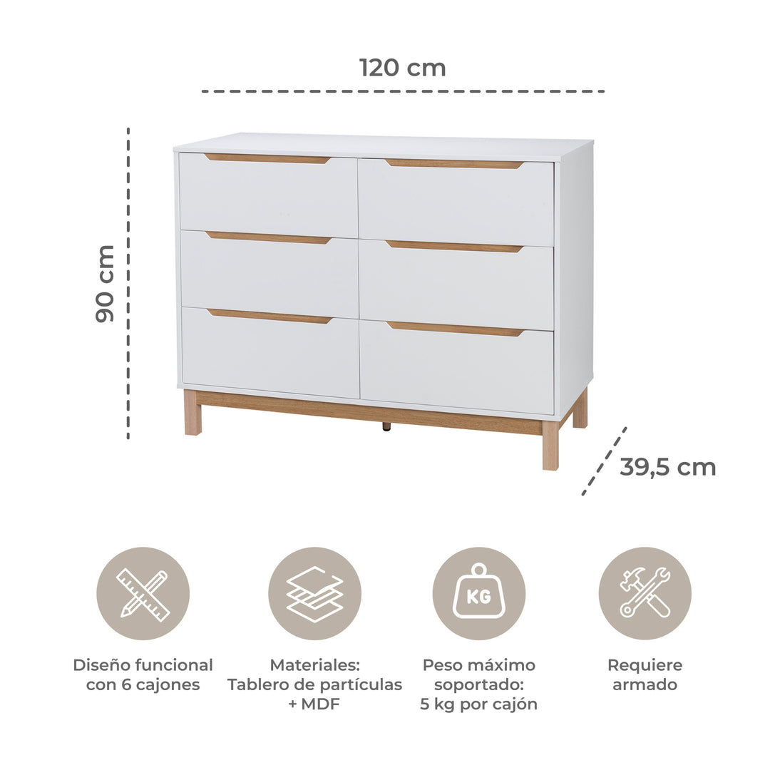 Cómoda Cajonera Isla