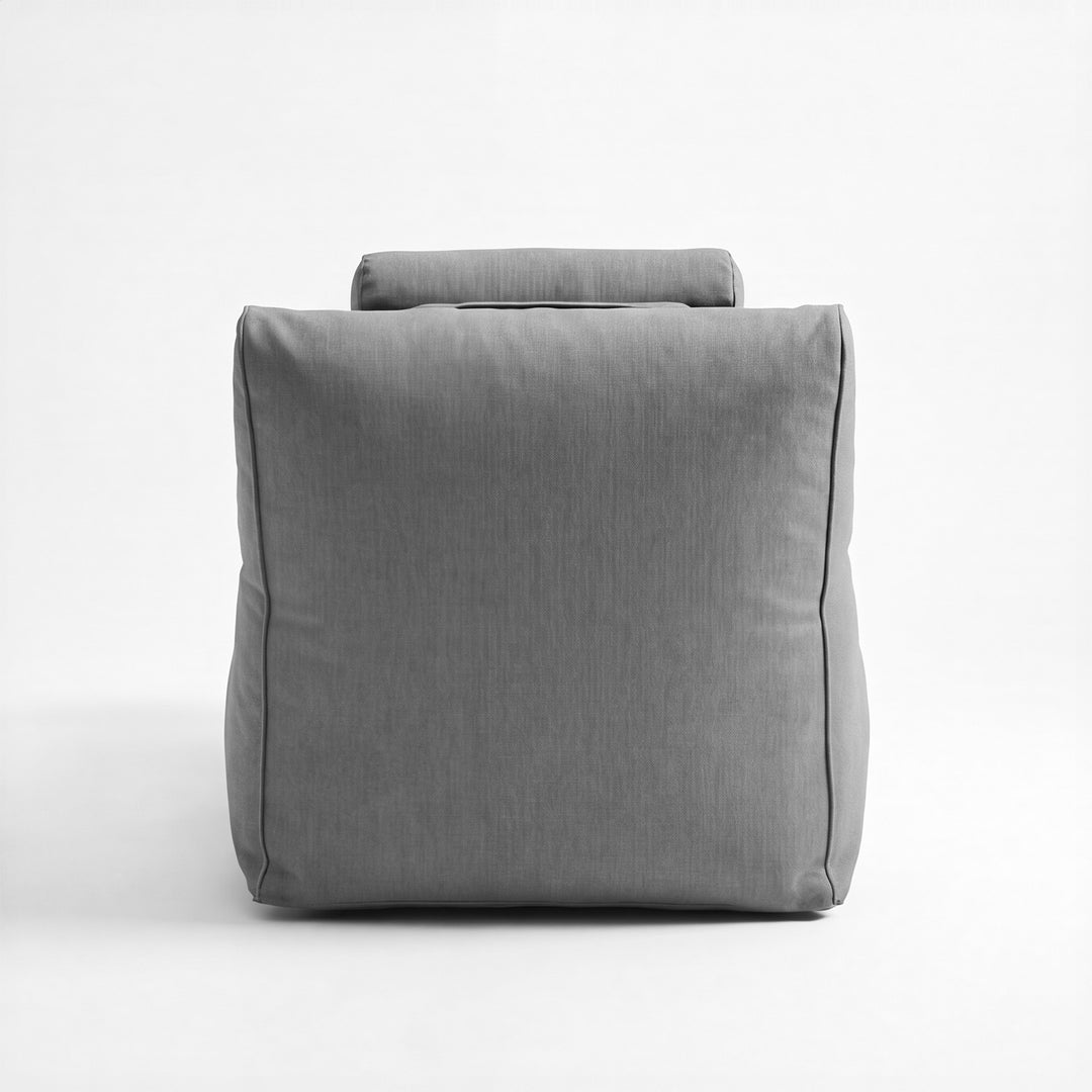 Sillón Pouf / Puff Largo Gris