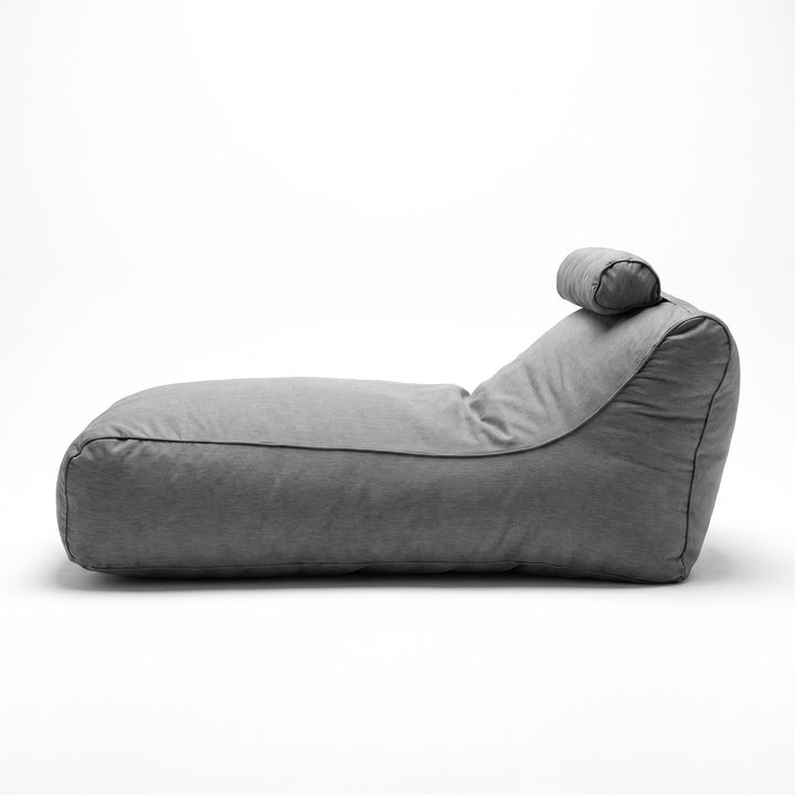 Sillón Pouf / Puff Largo Gris