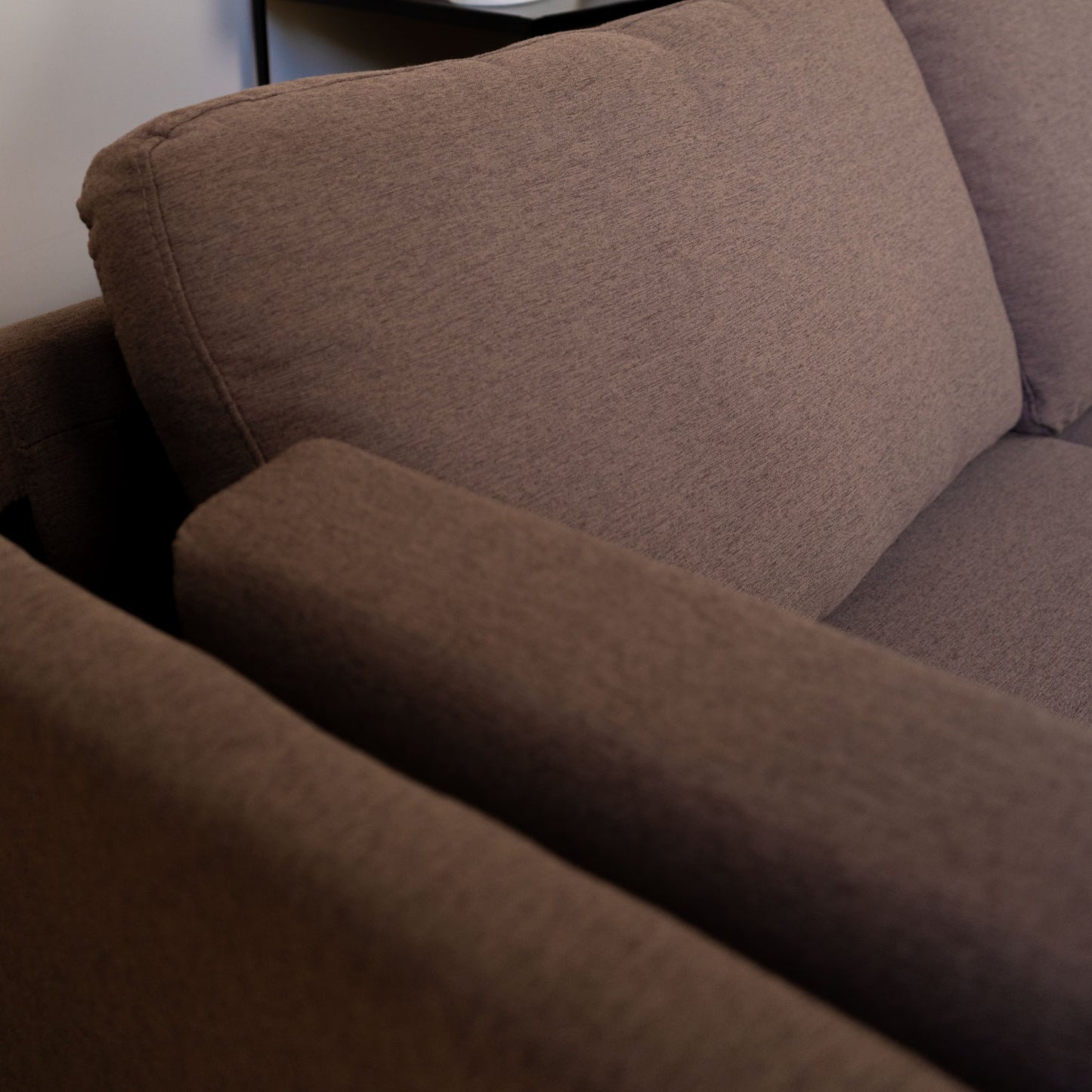 Sofá Seccional 3 Cuerpos Albano Café