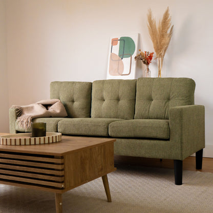 Sofá 3 Cuerpos Sutri Verde