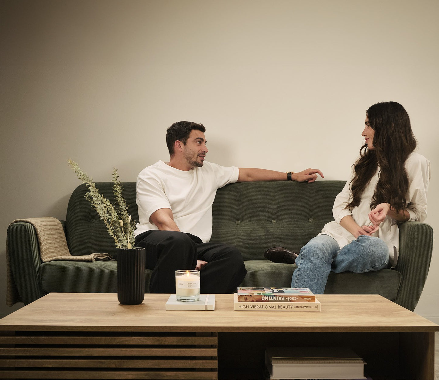 Sofá 3 Cuerpos Bracciano Verde