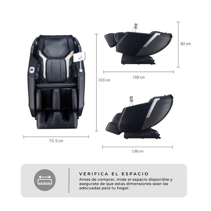 Sillón Masajes R3000 2da Generación