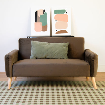 Sofá 2 Cuerpos Nemi Café