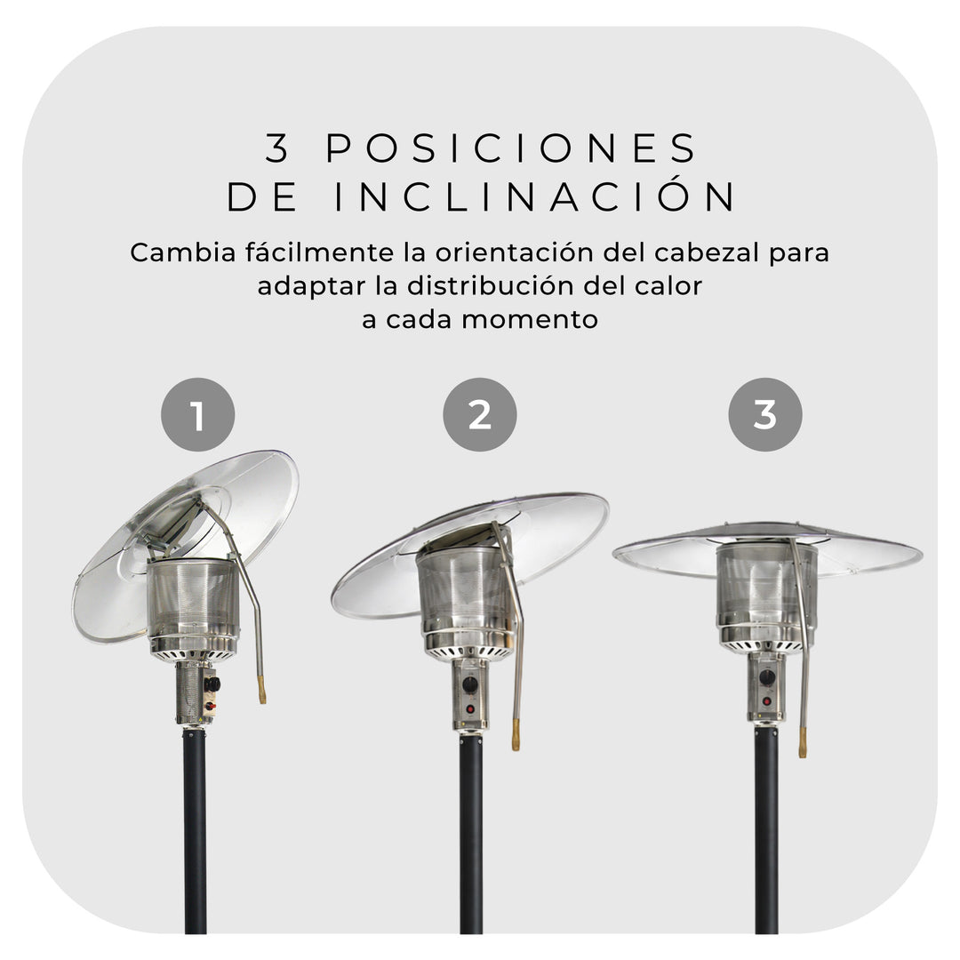 Estufa Calefactor Exterior Silver Flex