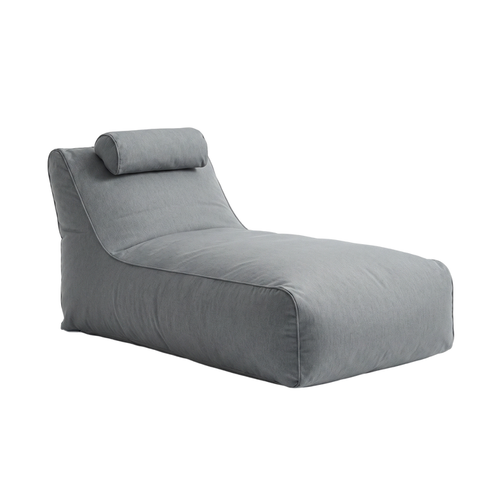 Sillón Pouf / Puff Largo Gris