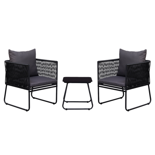 Set de Exterior Kiri Sillas + Mesa Auxiliar