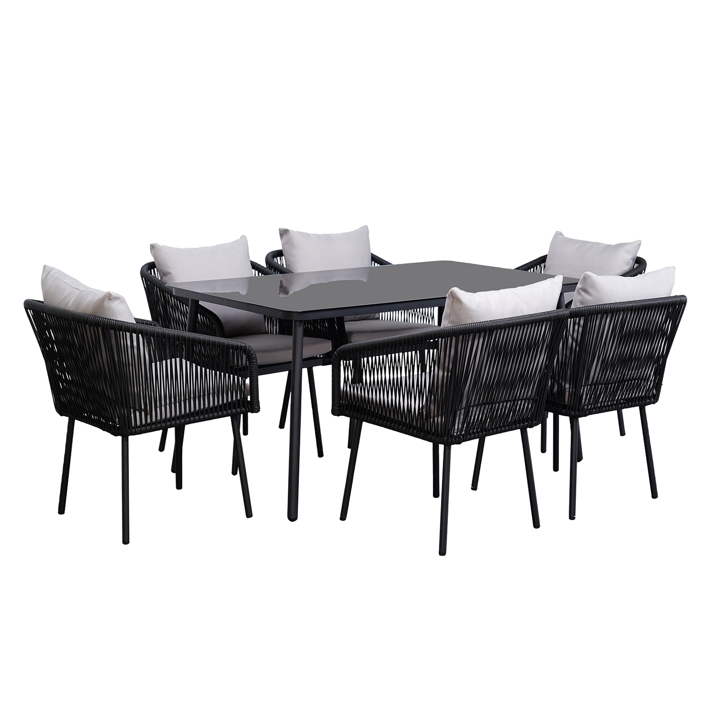 Set de Exterior Samui 6 Sillas + Mesa