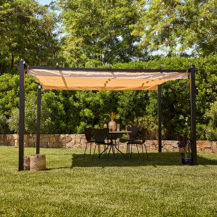 Pérgola Retráctil Shelter XL 4x3 mts