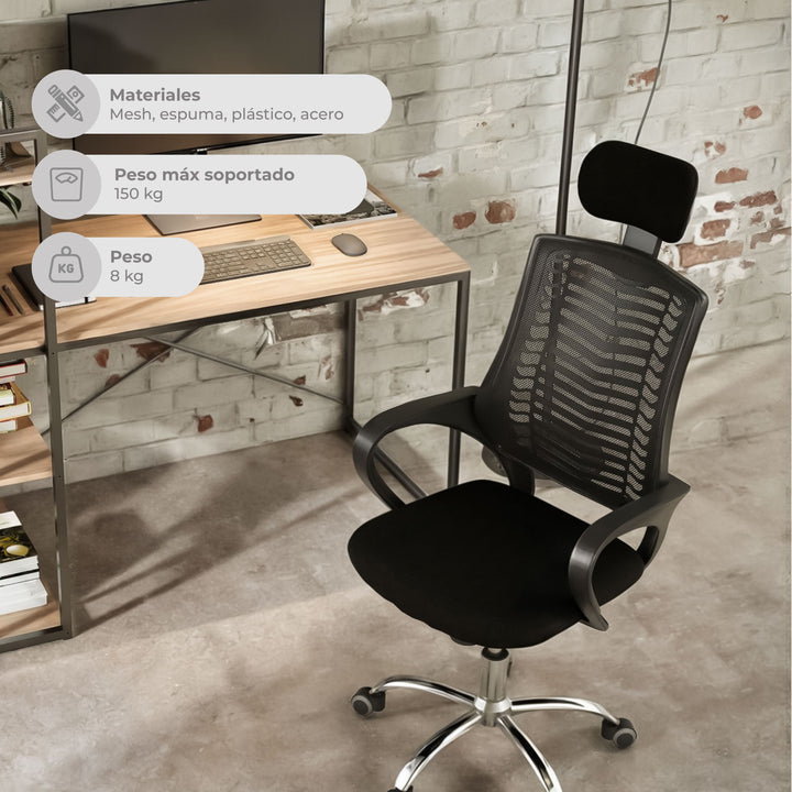 Silla de Escritorio Ergonómica SILL-Q2N