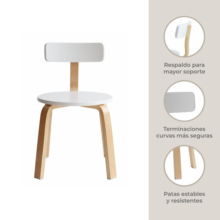Juego de Mesa y Sillas para Niños Sitte