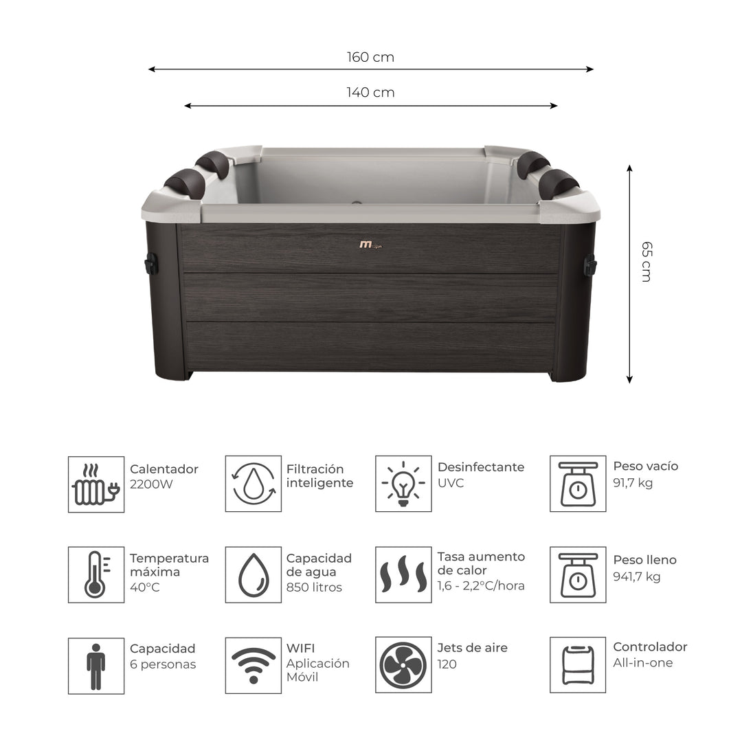 Hot Tub Tribeca 6 Frame Wifi