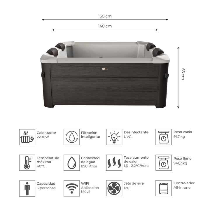 Hot Tub Tribeca 6 Frame Wifi